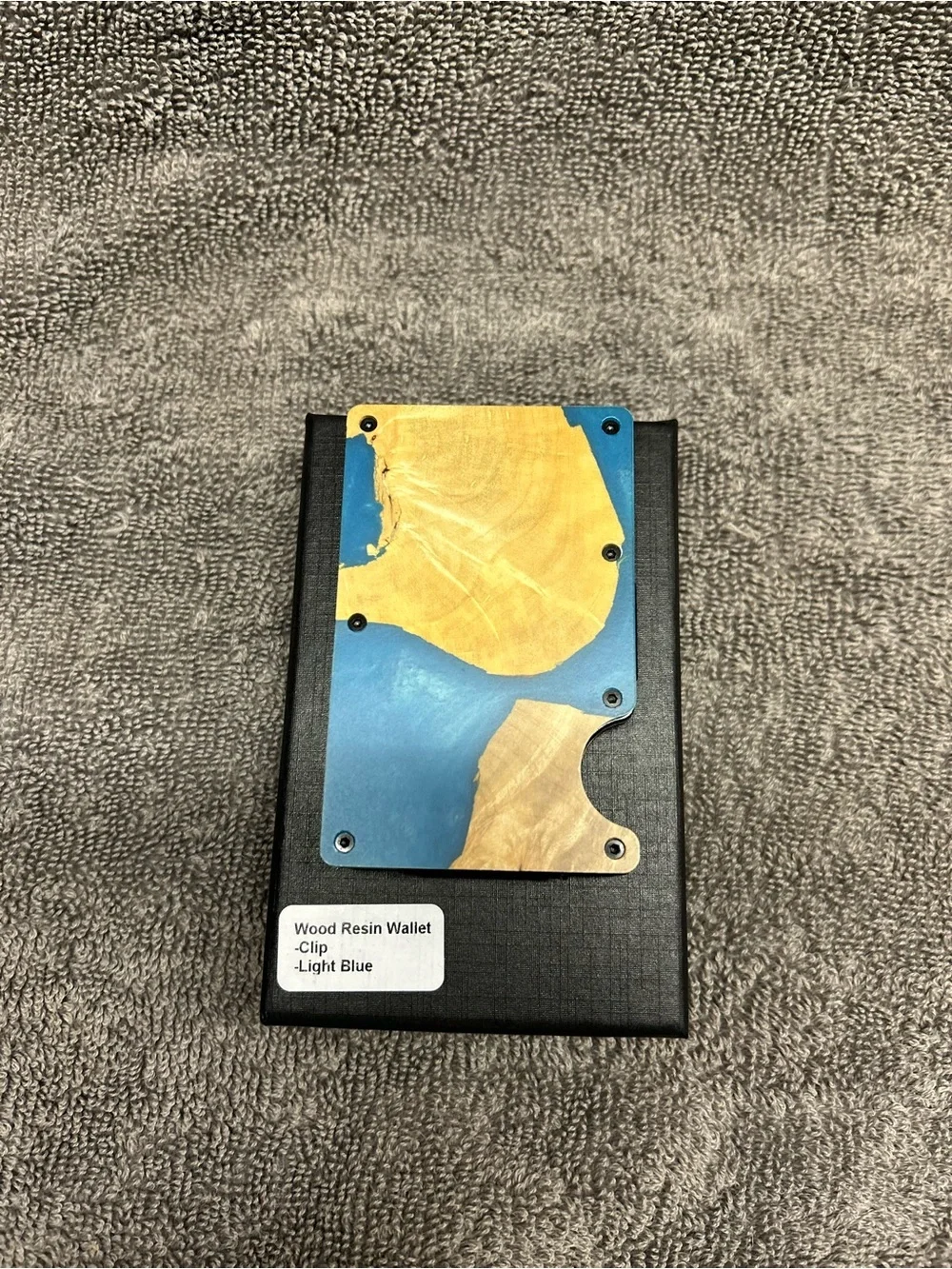 Avantwood wood & resin wallet w/RFID blocking and money clip (choice of styles)